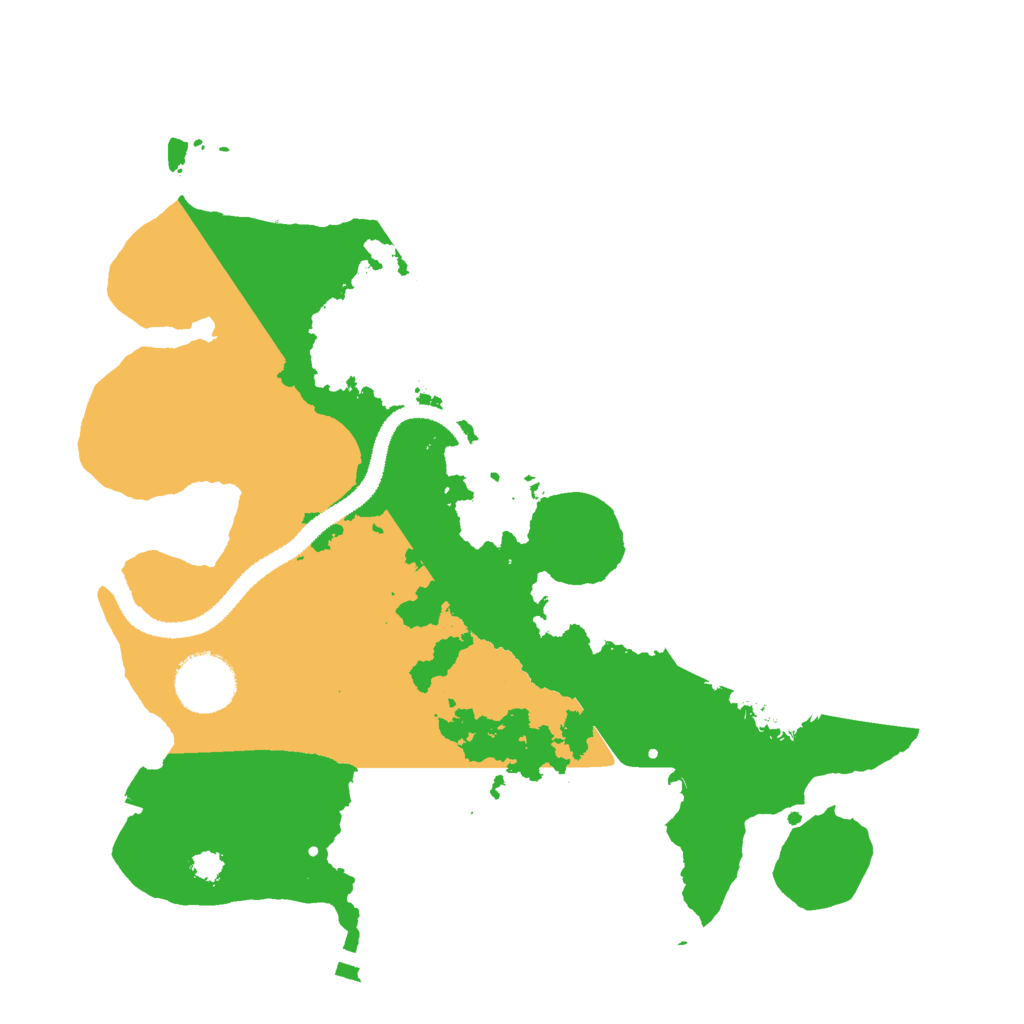 Biome Rust Map: Procedural Map, Size: 3000, Seed: 55483
