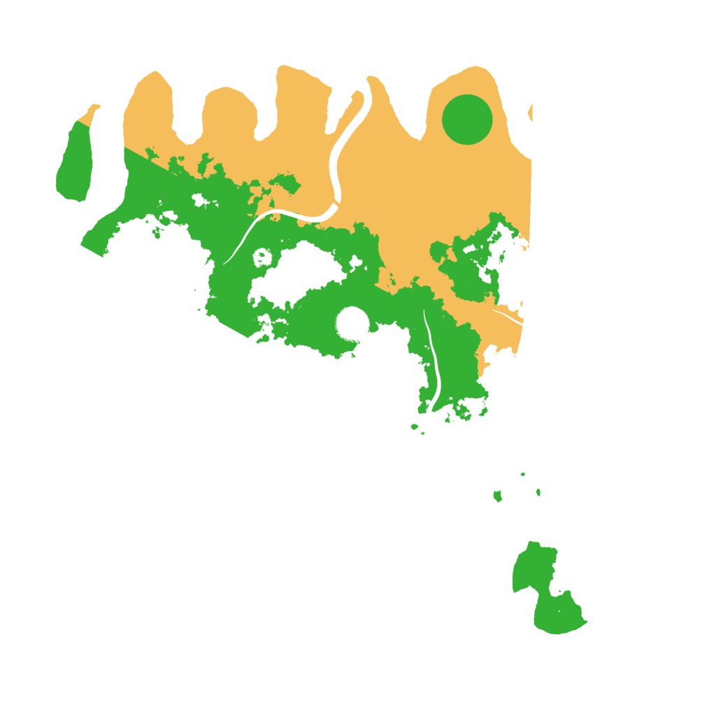 Biome Rust Map: Procedural Map, Size: 3750, Seed: 185499741