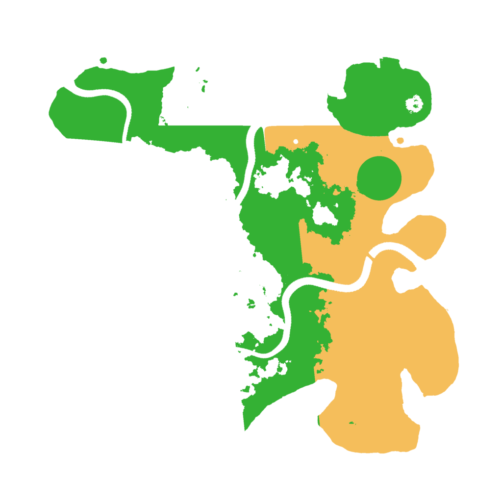 Biome Rust Map: Procedural Map, Size: 3000, Seed: 673847536