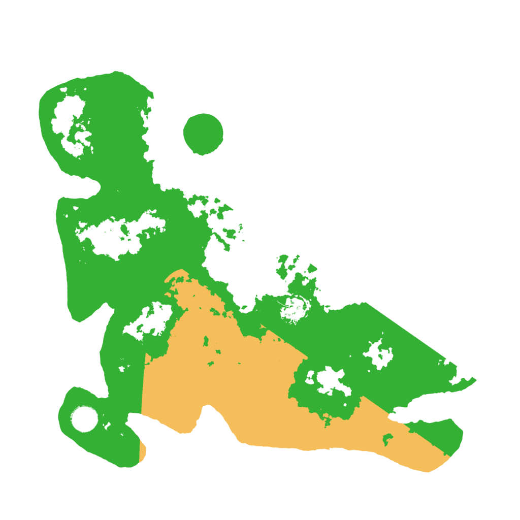 Biome Rust Map: Barren, Size: 3500, Seed: 209664031