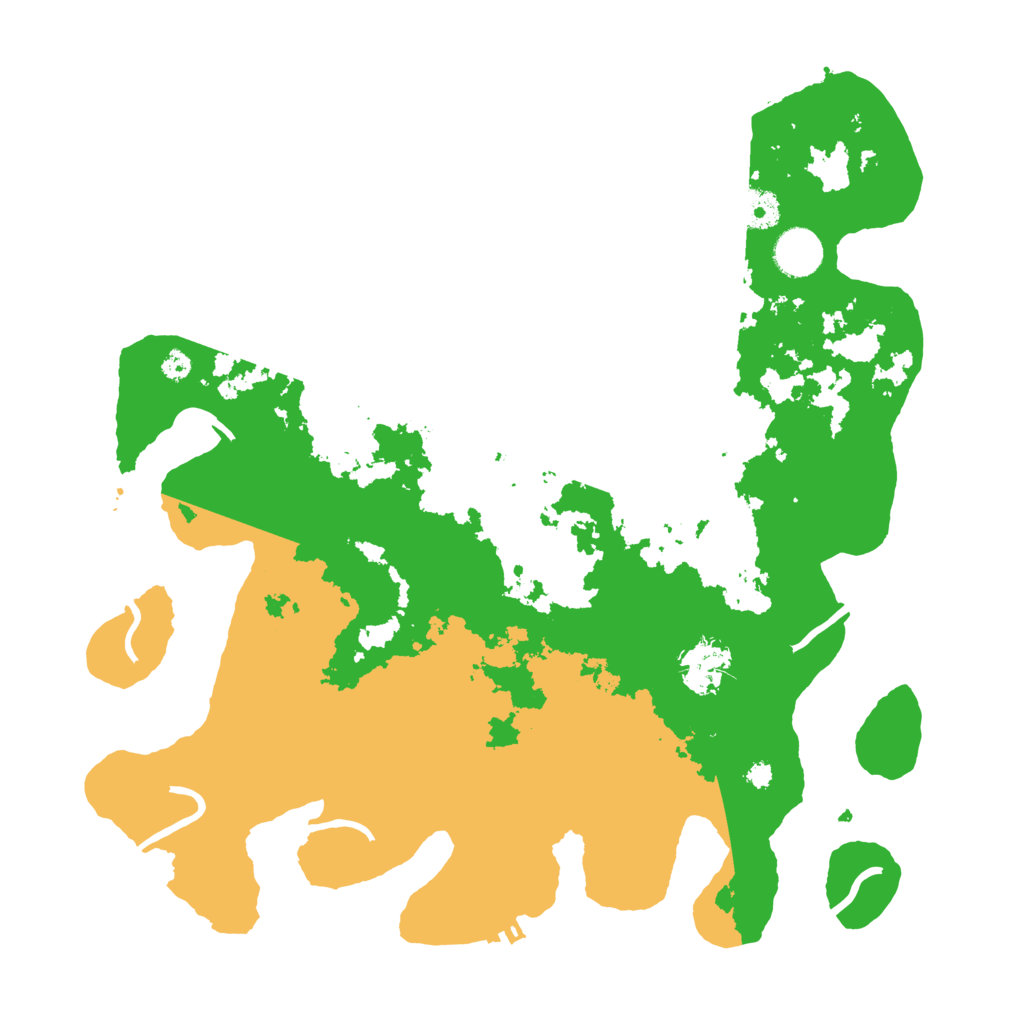 Biome Rust Map: Procedural Map, Size: 3700, Seed: 143211034