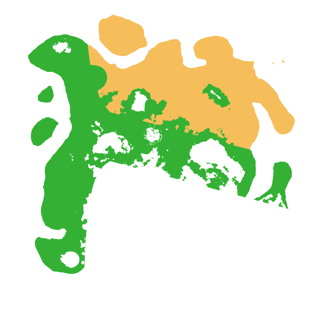 Biome Rust Map: Barren, Size: 3500, Seed: 55456288