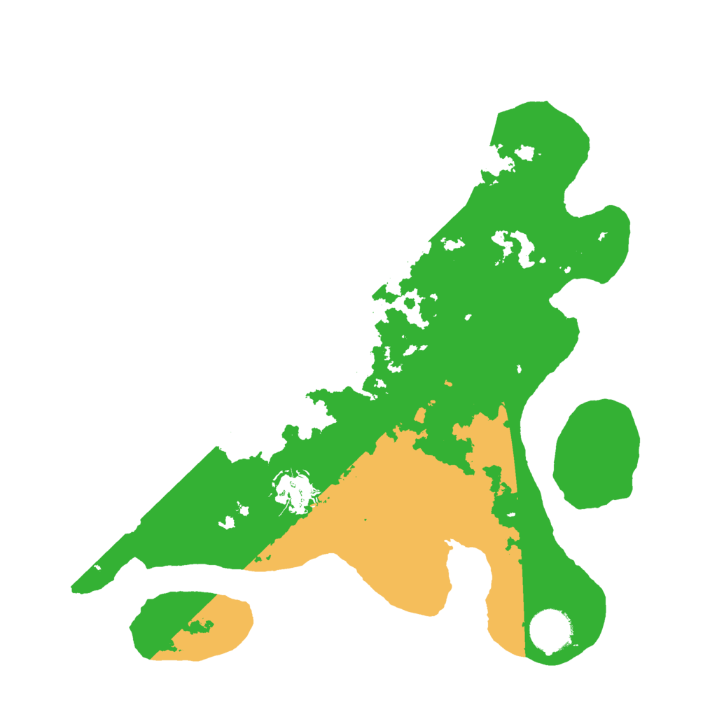 Biome Rust Map: Barren, Size: 3000, Seed: 651358