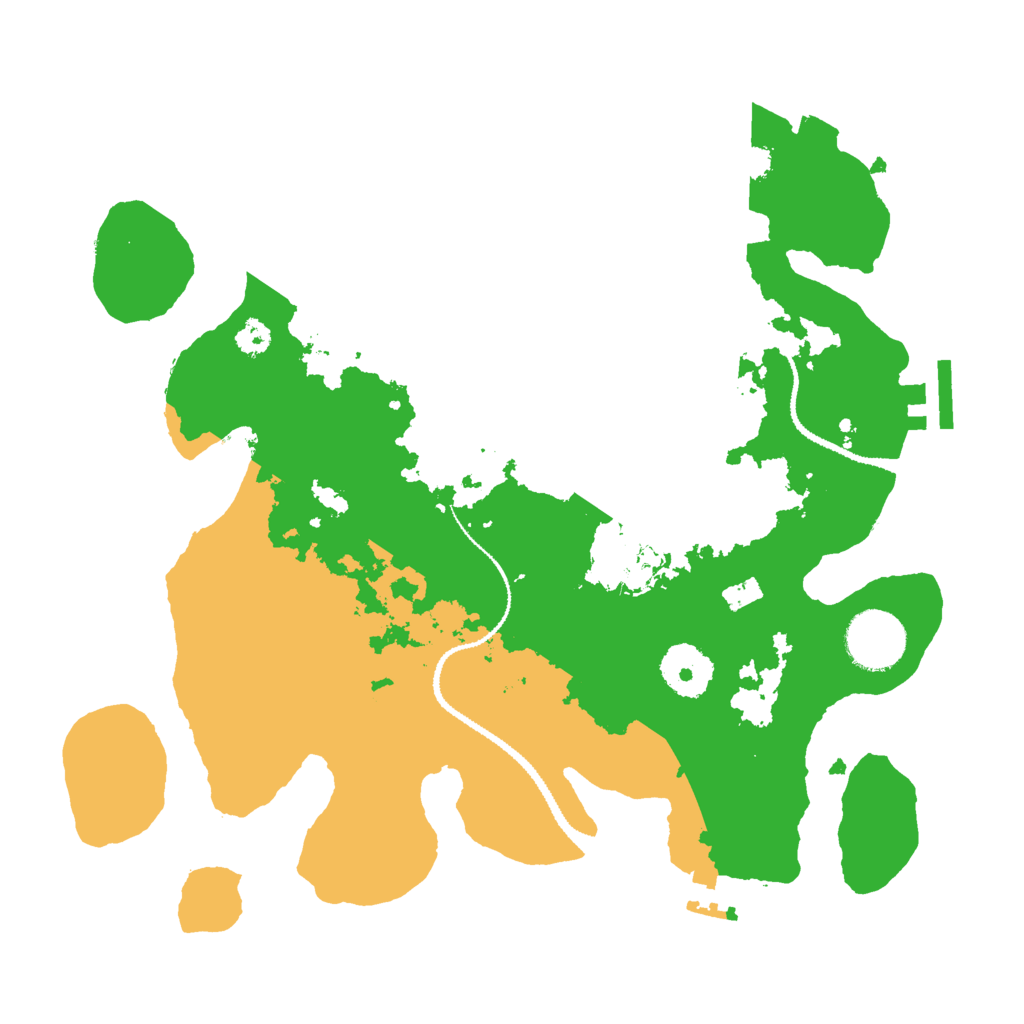 Biome Rust Map: Procedural Map, Size: 3000, Seed: 75644