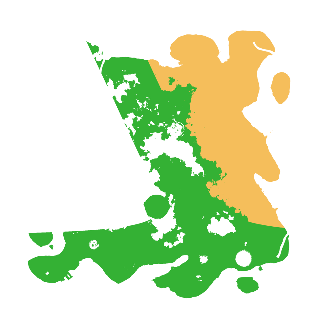 Biome Rust Map: Procedural Map, Size: 3500, Seed: 304736072