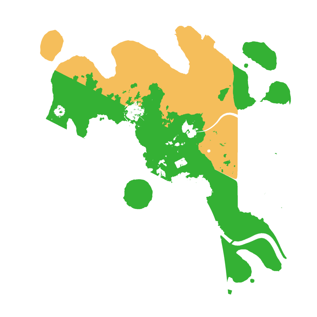 Biome Rust Map: Procedural Map, Size: 3000, Seed: 928987268