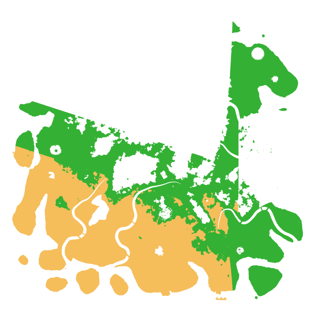 Biome Rust Map: Procedural Map, Size: 4500, Seed: 1031766382