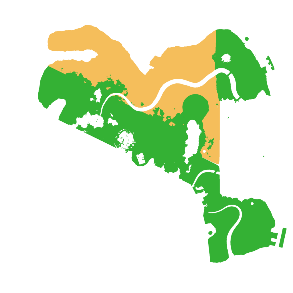 Biome Rust Map: Procedural Map, Size: 3000, Seed: 64813