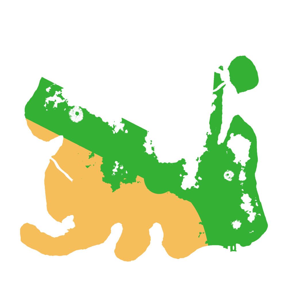 Biome Rust Map: Procedural Map, Size: 3000, Seed: 1231352656