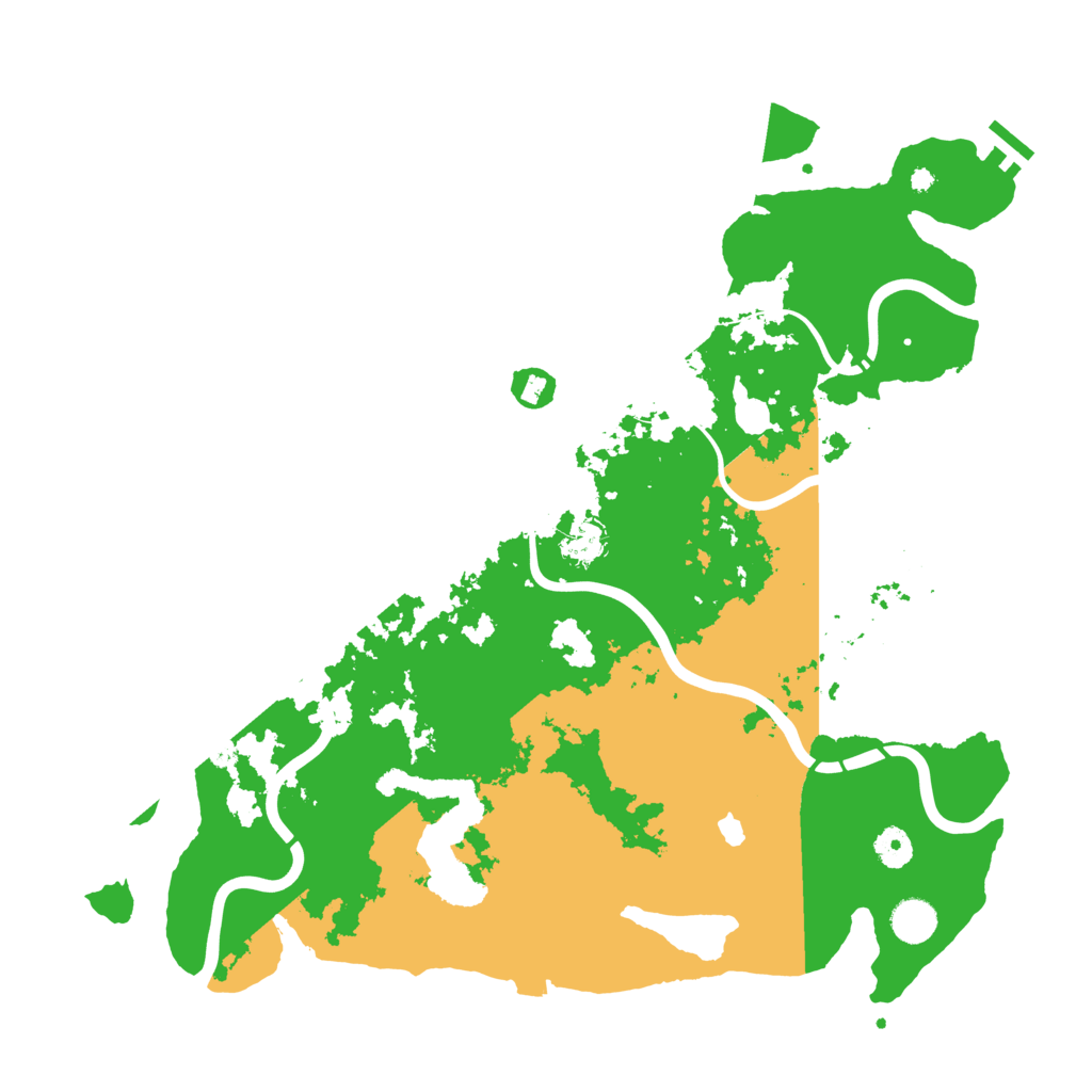 Biome Rust Map: Procedural Map, Size: 4250, Seed: 520277587