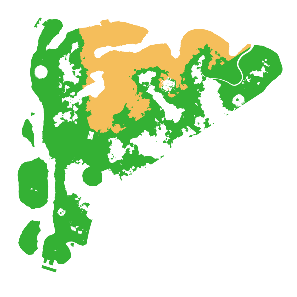 Biome Rust Map: Procedural Map, Size: 4000, Seed: 1711