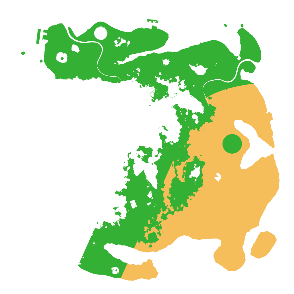 Biome Rust Map: Procedural Map, Size: 4000, Seed: 969191022