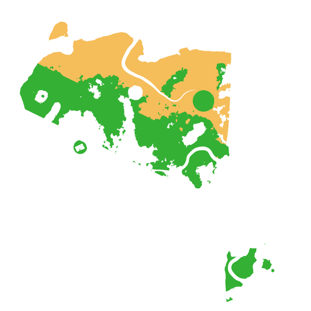 Biome Rust Map: Procedural Map, Size: 3850, Seed: 311145068
