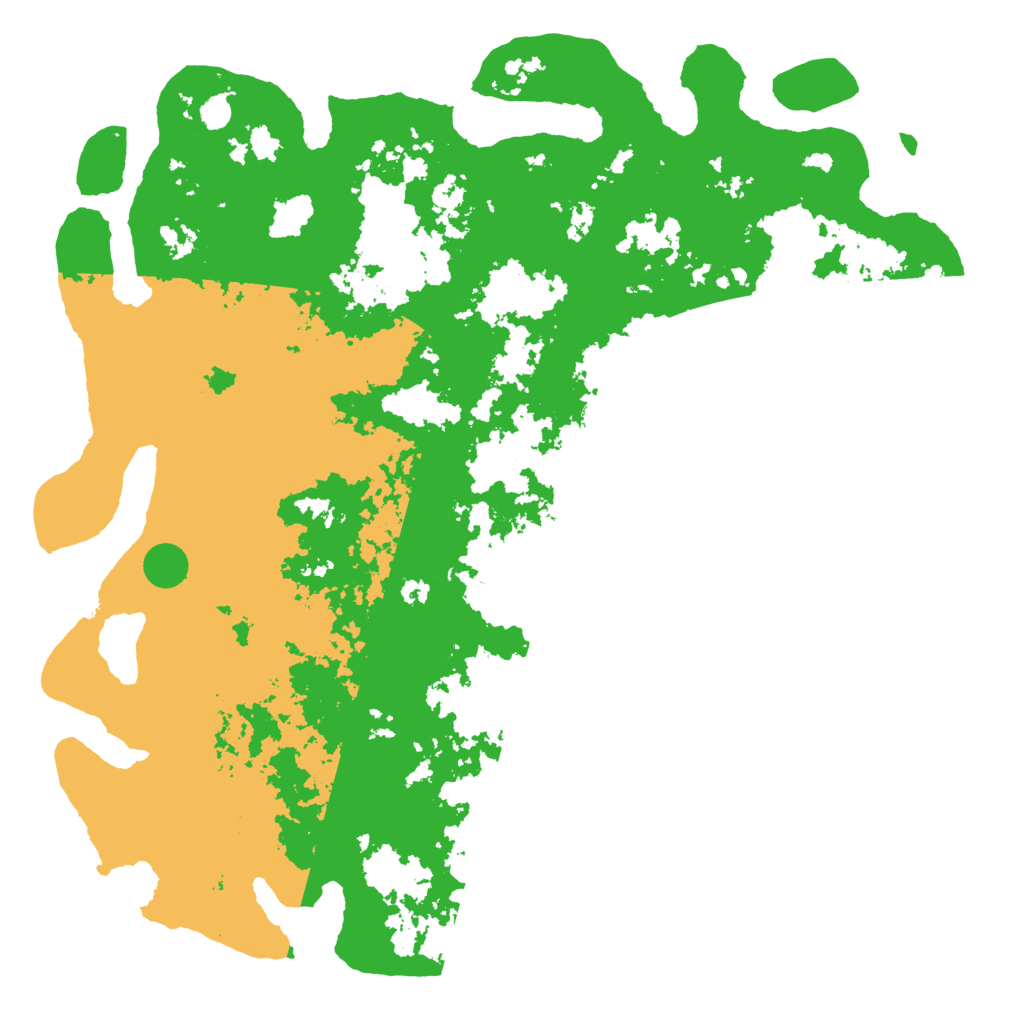 Biome Rust Map: Barren, Size: 6000, Seed: 14