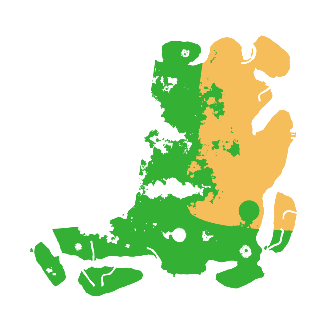 Biome Rust Map: Procedural Map, Size: 4000, Seed: 597734