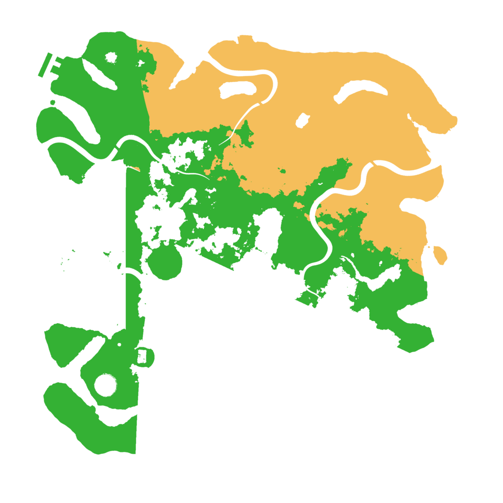 Biome Rust Map: Procedural Map, Size: 4000, Seed: 637697