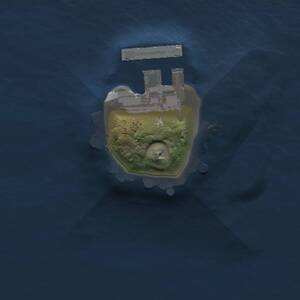 Thumbnail Rust Map: Procedural Map, Size: 1000, Seed: 648252, 2 Monuments