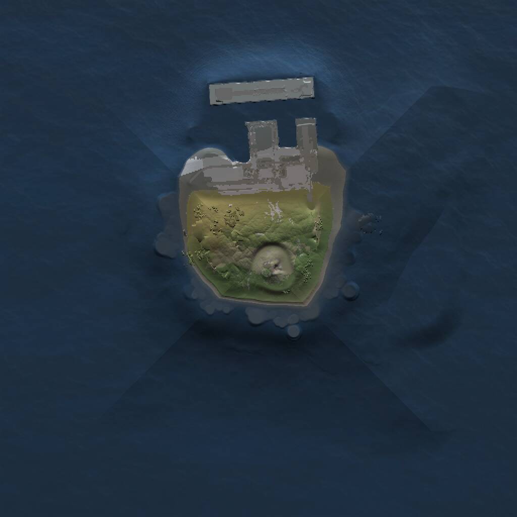 Rust Map: Procedural Map, Size: 1000, Seed: 648252, 2 Monuments