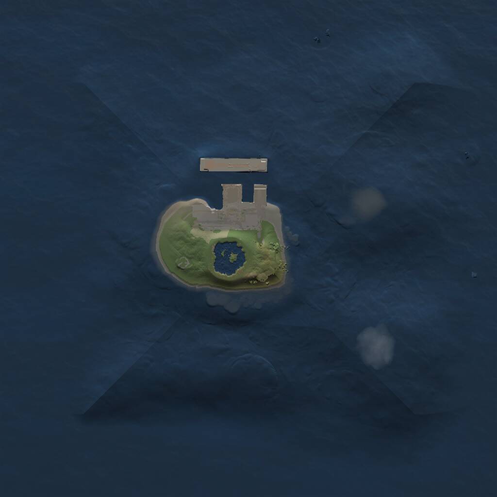 Rust Map: Procedural Map, Size: 1500, Seed: 786761072, 2 Monuments