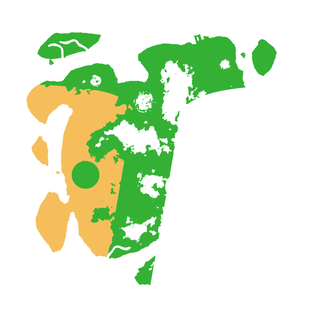 Biome Rust Map: Procedural Map, Size: 3000, Seed: 45326