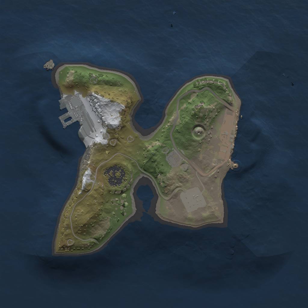 Rust Map: Procedural Map, Size: 1500, Seed: 1820540084, 6 Monuments