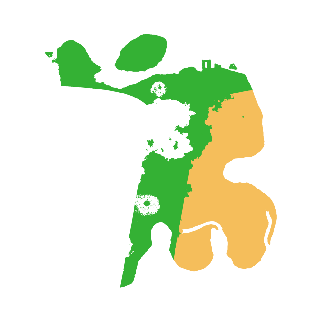 Biome Rust Map: Procedural Map, Size: 2200, Seed: 1020209421
