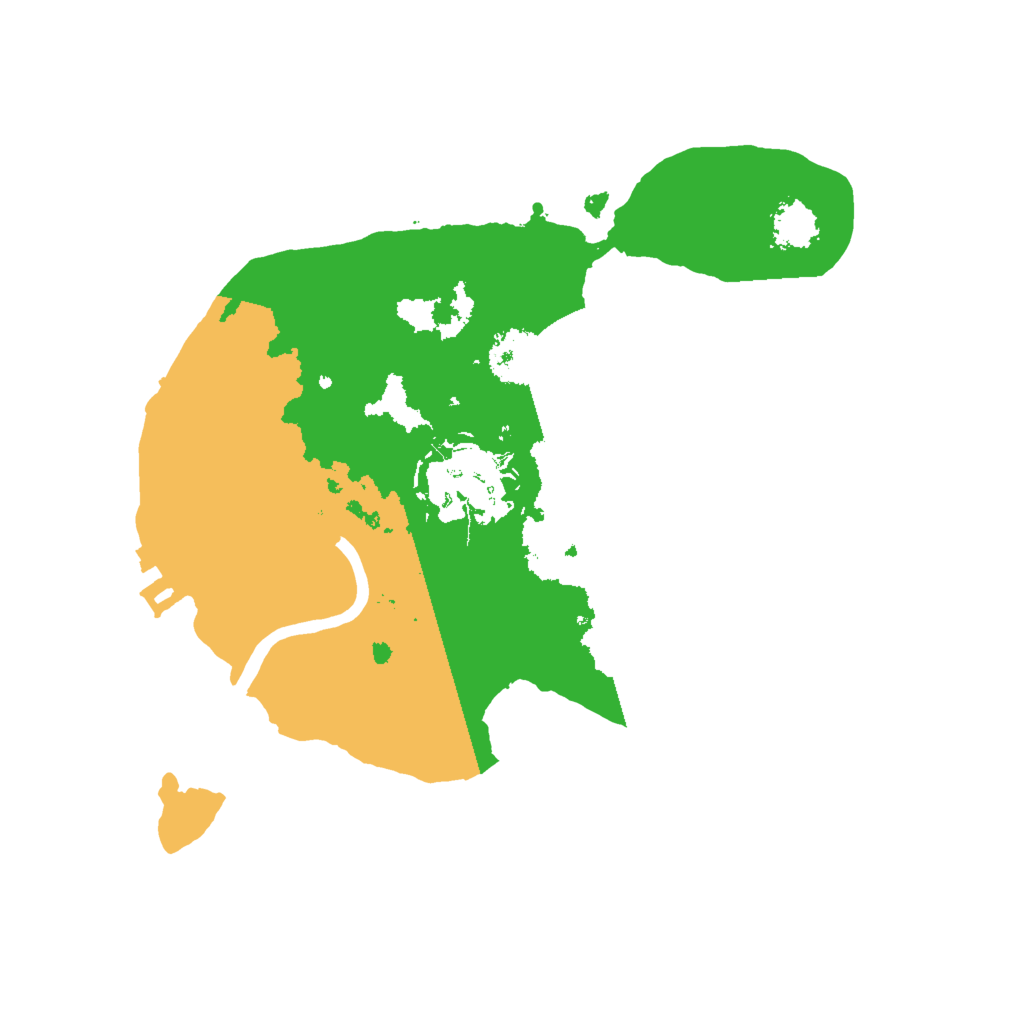 Biome Rust Map: Procedural Map, Size: 2000, Seed: 456225265