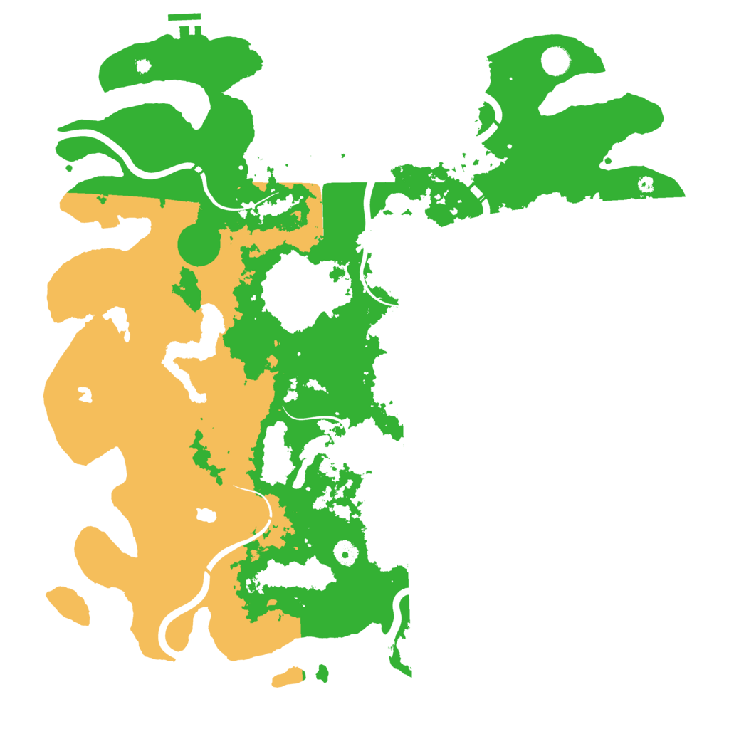 Biome Rust Map: Procedural Map, Size: 4500, Seed: 738098810