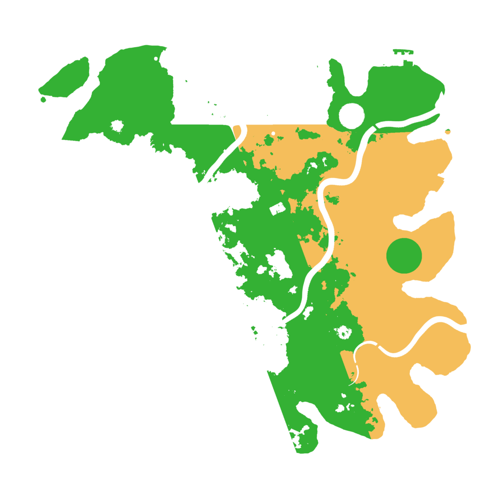 Biome Rust Map: Procedural Map, Size: 3700, Seed: 1723401789