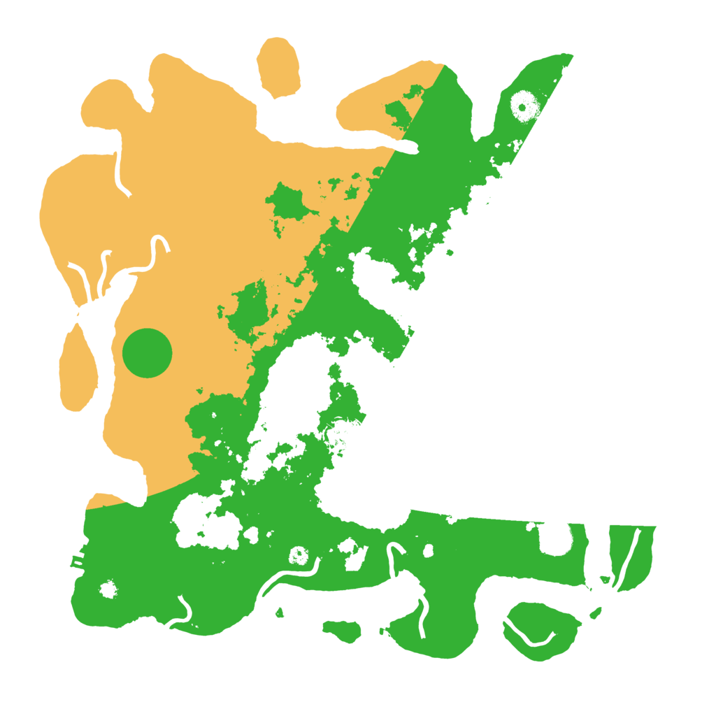 Biome Rust Map: Procedural Map, Size: 3800, Seed: 669