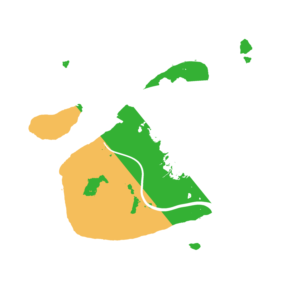 Biome Rust Map: Procedural Map, Size: 2096, Seed: 1337