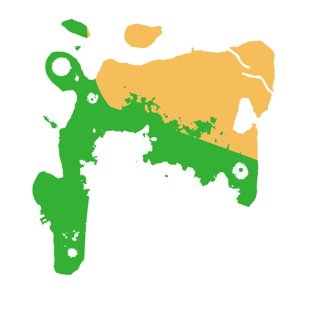 Biome Rust Map: Procedural Map, Size: 3000, Seed: 540534325