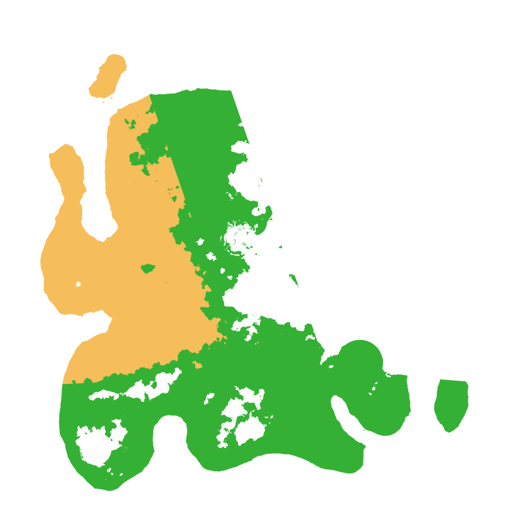 Biome Rust Map: Barren, Size: 3000, Seed: 1983114866