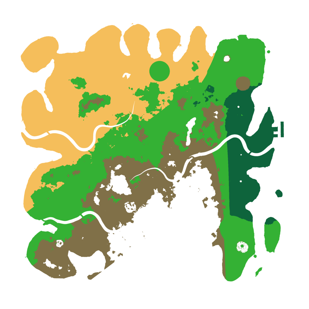 Biome Rust Map: Procedural Map, Size: 4000, Seed: 86452