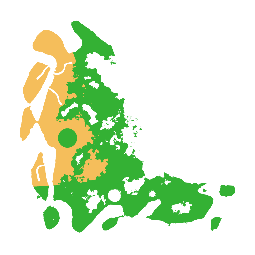 Biome Rust Map: Procedural Map, Size: 3500, Seed: 119933560