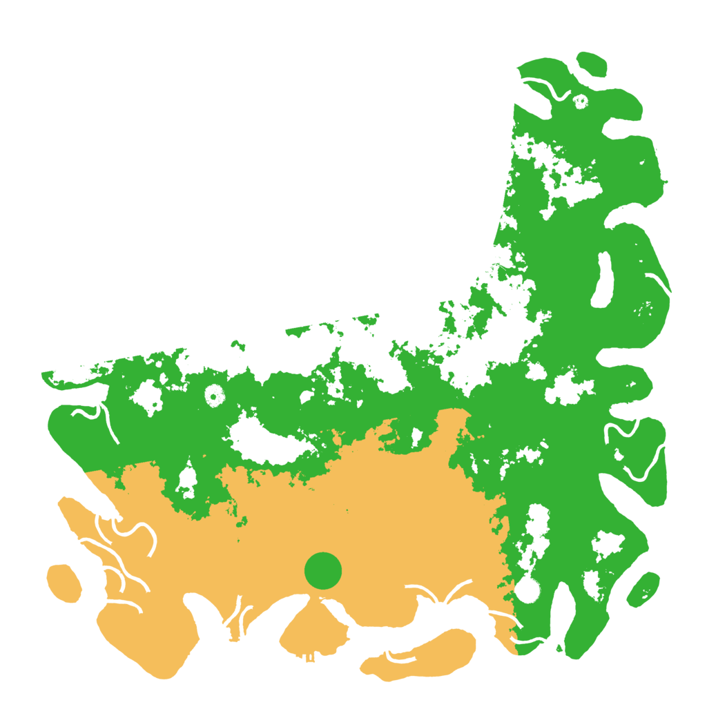 Biome Rust Map: Procedural Map, Size: 5000, Seed: 69650