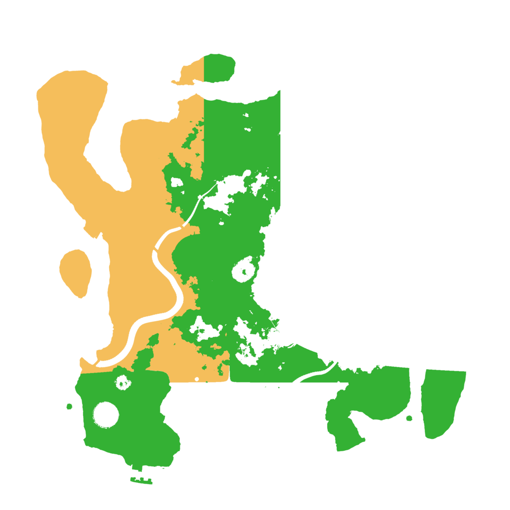Biome Rust Map: Procedural Map, Size: 3500, Seed: 1729202487
