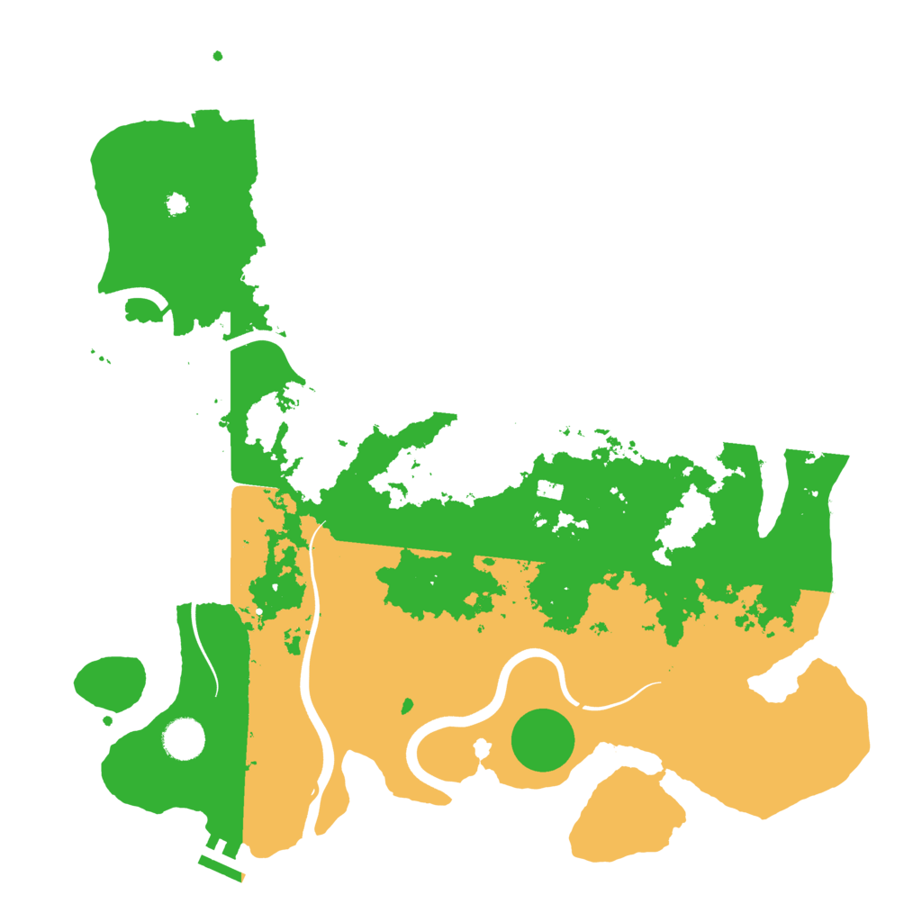 Biome Rust Map: Procedural Map, Size: 3850, Seed: 50298758
