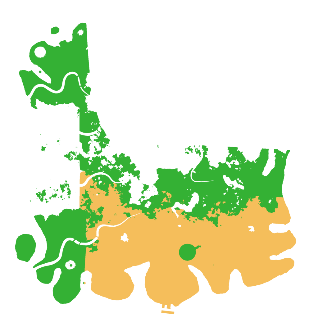 Biome Rust Map: Procedural Map, Size: 5000, Seed: 651880938