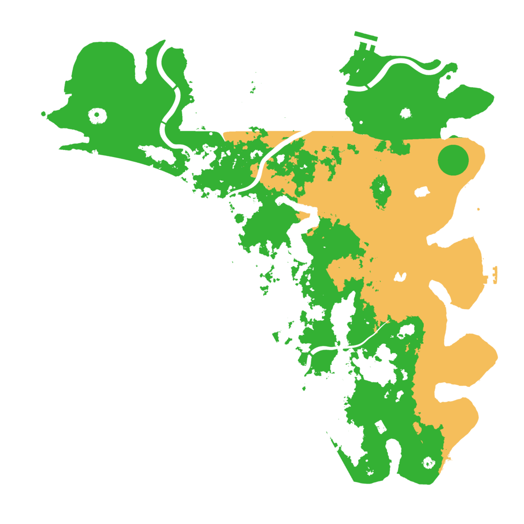 Biome Rust Map: Procedural Map, Size: 4500, Seed: 1715779