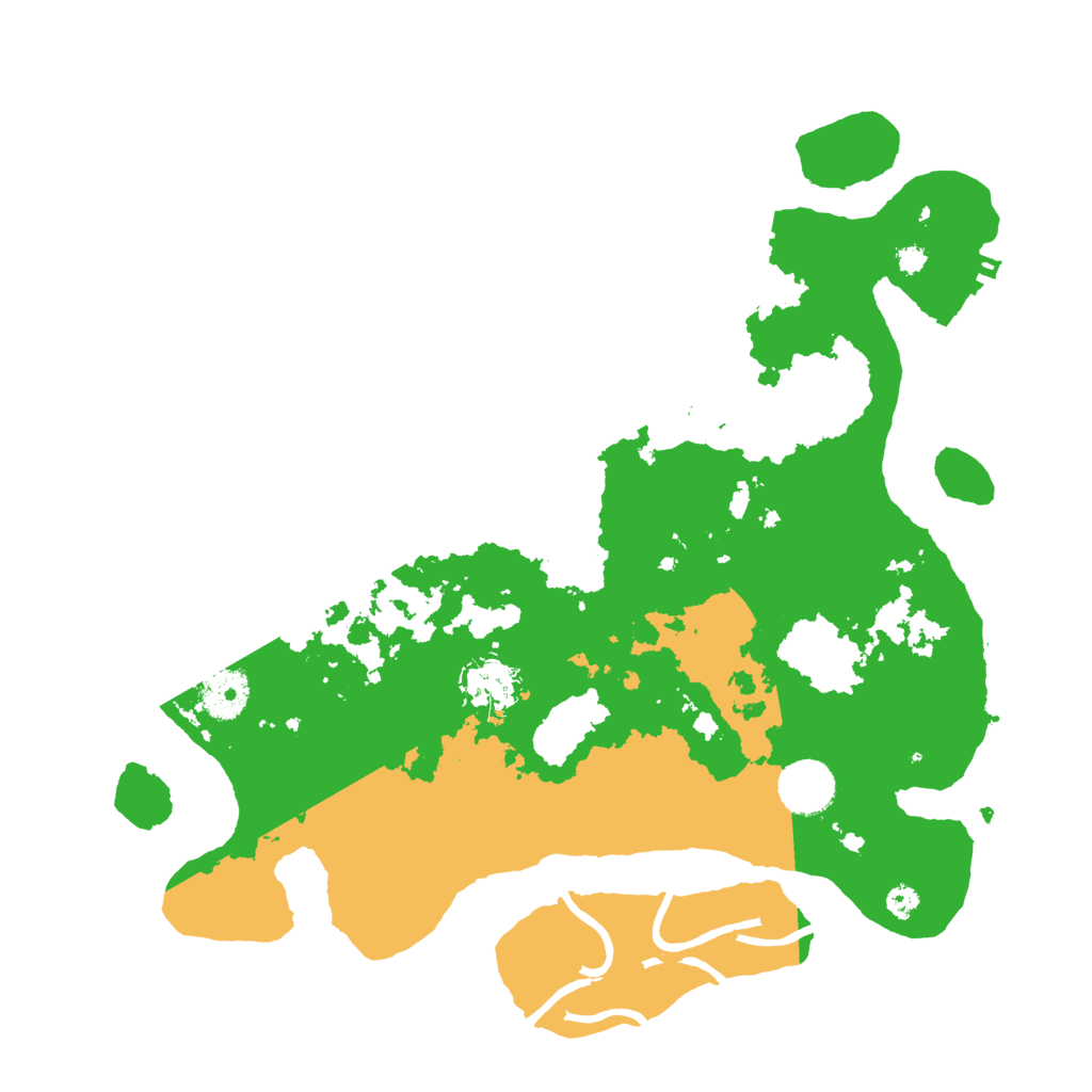 Biome Rust Map: Procedural Map, Size: 3500, Seed: 612412
