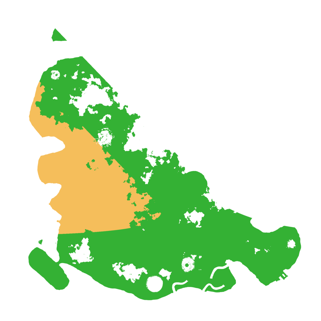 Biome Rust Map: Procedural Map, Size: 3500, Seed: 18602