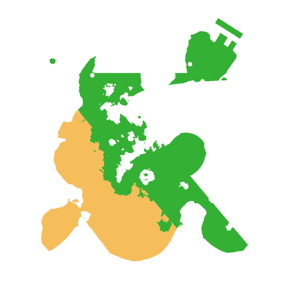 Biome Rust Map: Procedural Map, Size: 2000, Seed: 873164