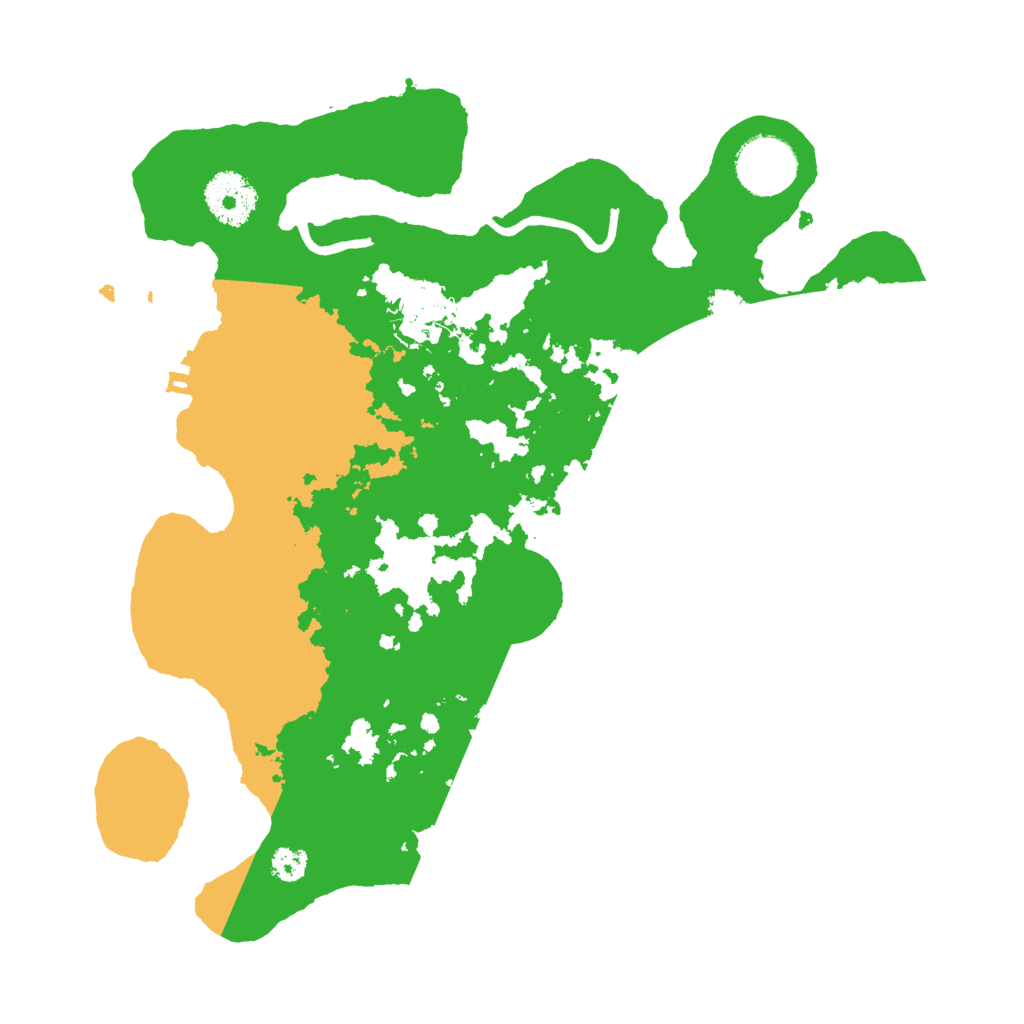 Biome Rust Map: Procedural Map, Size: 3000, Seed: 137835314