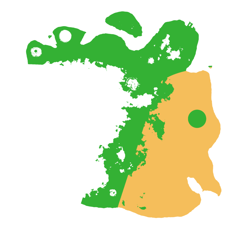 Biome Rust Map: Procedural Map, Size: 3500, Seed: 330582860