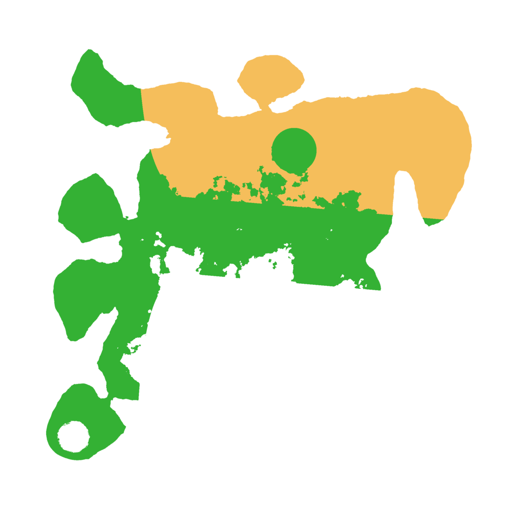 Biome Rust Map: Barren, Size: 3000, Seed: 674337767