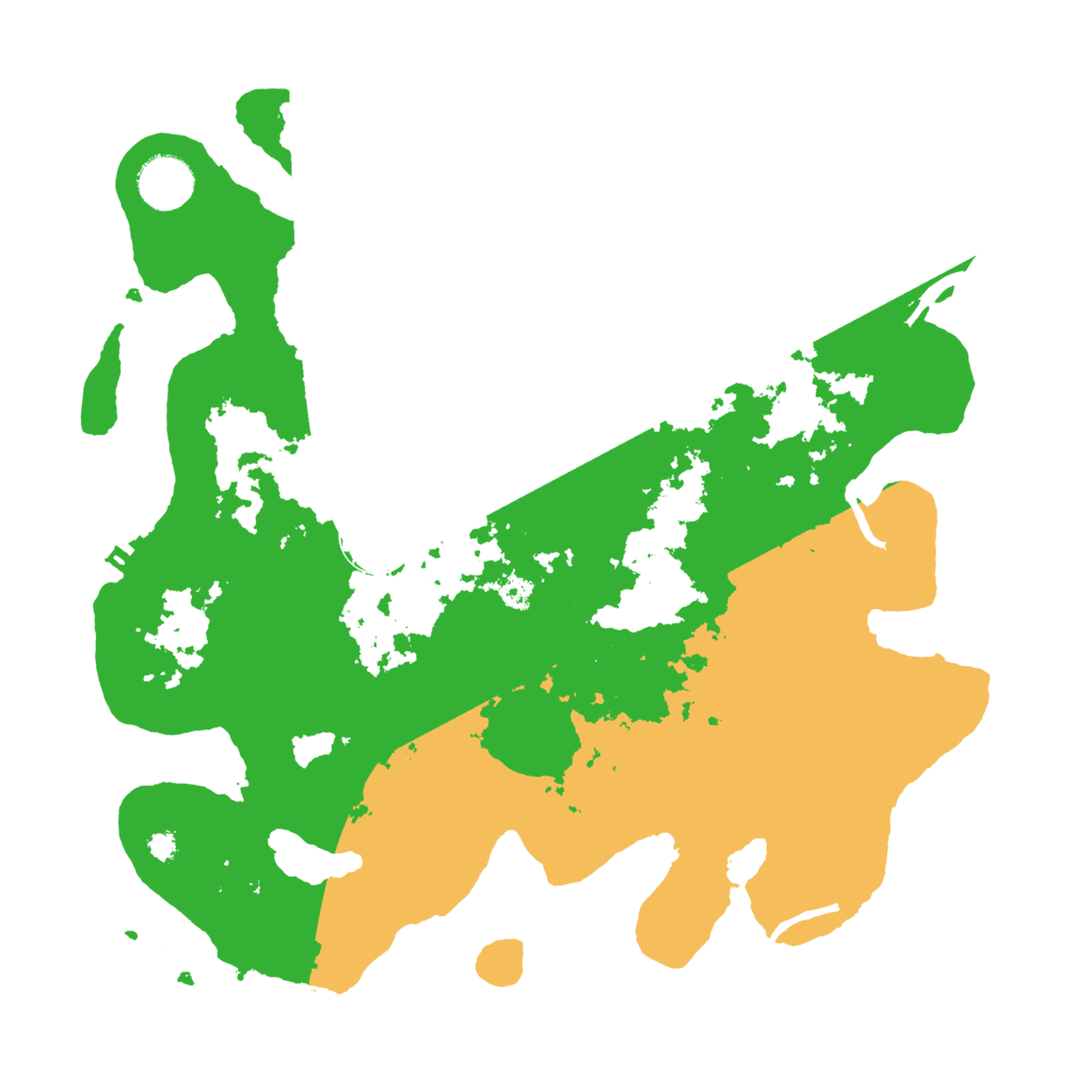 Biome Rust Map: Procedural Map, Size: 3500, Seed: 20220525