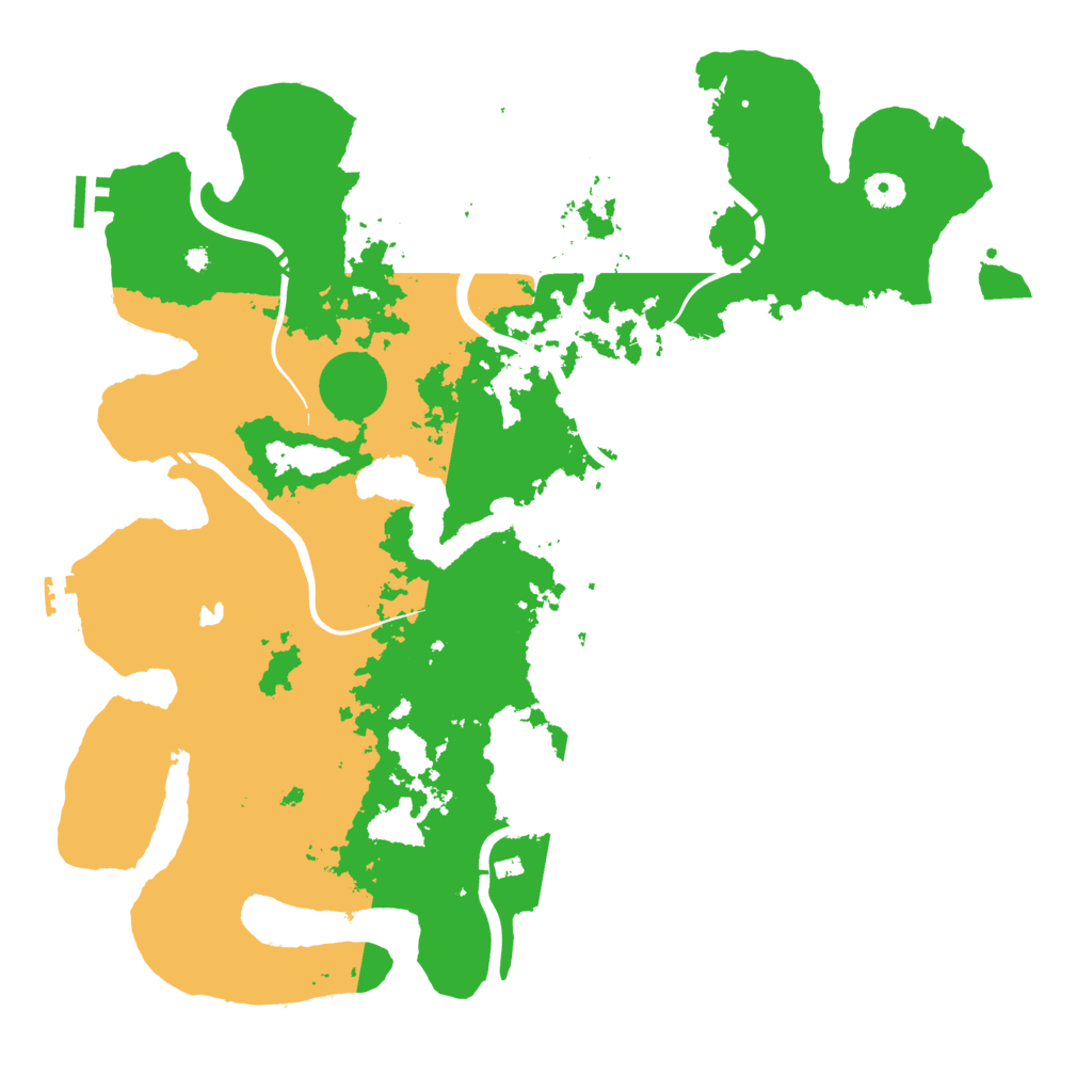 Biome Rust Map: Procedural Map, Size: 4250, Seed: 95606565
