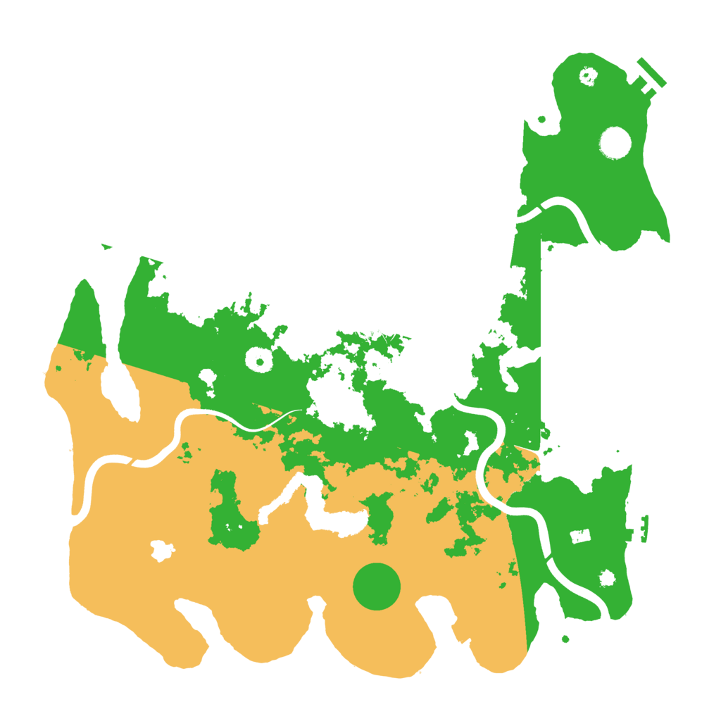Biome Rust Map: Procedural Map, Size: 4000, Seed: 15698