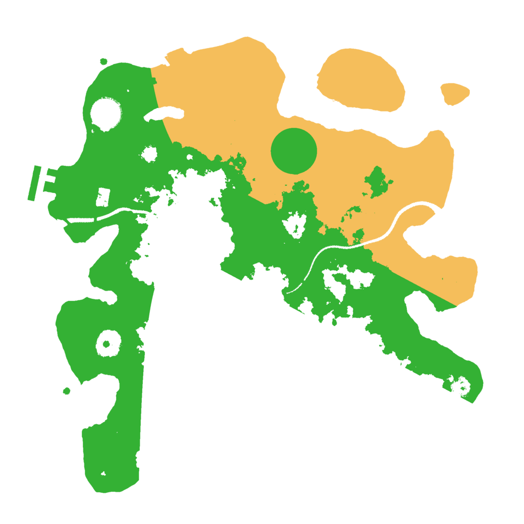 Biome Rust Map: Procedural Map, Size: 3000, Seed: 2144455930
